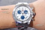 Perfect Replica Breitling COLT Diver Pro Watch Stainless Steel White Blue Dial